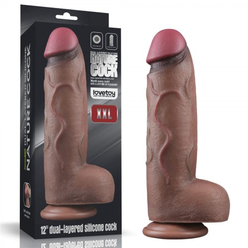 Wielkie silikonowe dildo Penis 23 x 7,6 cm