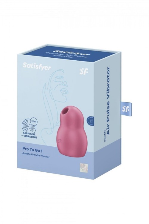 Satisfyer Pro To Go 1 red z ssaniem i wibracjami-6