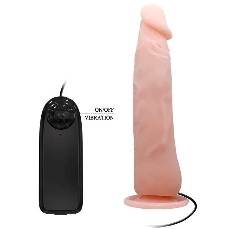Wibrator naturalny gruby penis Realistyczny członek 23 cm-1