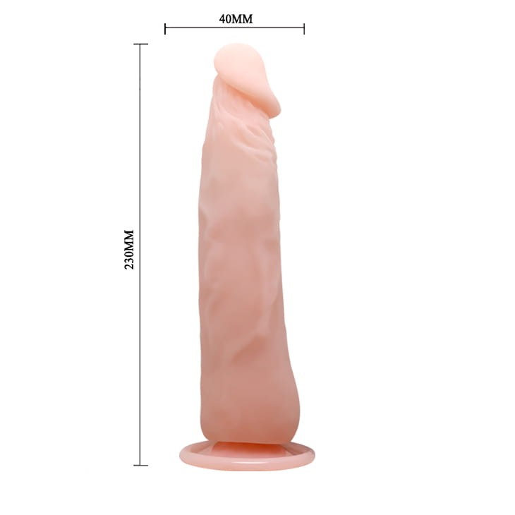 Wibrator naturalny gruby penis Realistyczny członek 23 cm-8