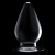 Flawless Clear Anal Plug 4.5''
