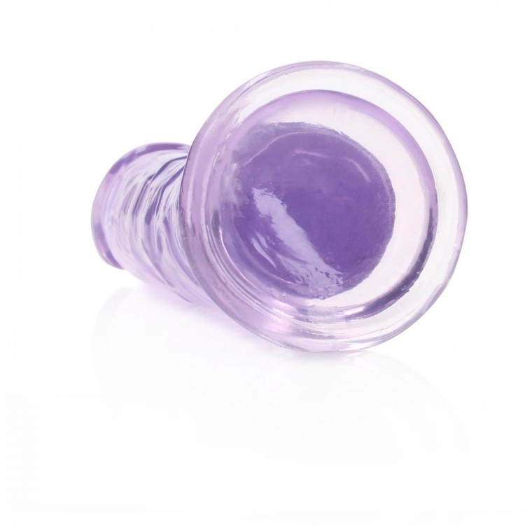 Miękkie i śliskie dildo żelowe Penis 15/3,5 cm Fiolet-3