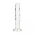 Krystaliczne śliskie dildo żelowe Penis 15 na 3,5 cm-1