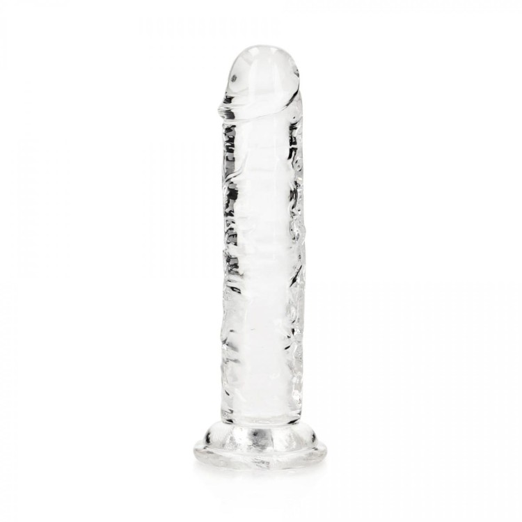 Krystaliczne śliskie dildo żelowe Penis 15 na 3,5 cm-1