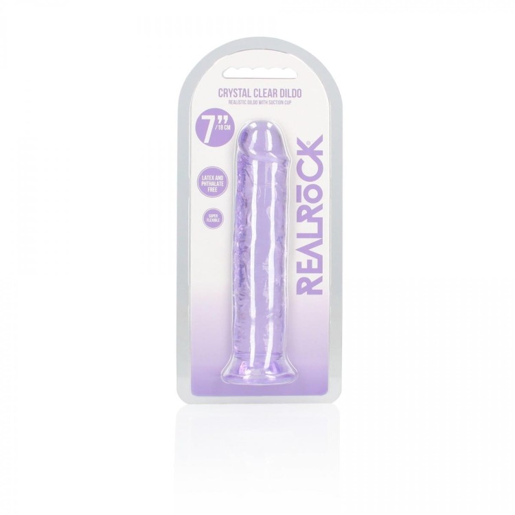 Żelowy penis na przyssawce 20 cm-6