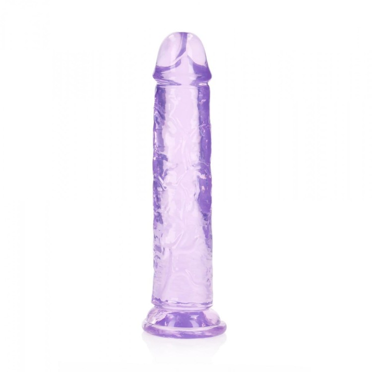 Żelowe dildo Prosty penis na przyssawce-3
