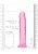 Żelowe miękkie i śliskie dildo Penis 25/4 cm Pink-2