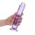 Żelowe miękkie i śliskie dildo Penis 25/4 cm Fiolet