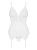 Bielizna-810-COR-2 gorset i stringi biały  S/M