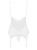 Bielizna-810-COR-2 gorset i stringi biały  S/M