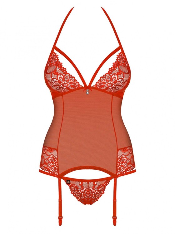 Bielizna-838-COR-3 gorset i stringi  S/M