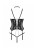 Bielizna-Alessya gorset czarny  XS/S