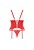 Bielizna-Blossmina gorset i stringi  4XL/5XL