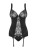 Bielizna-Heartina gorset i figi czarny L/XL