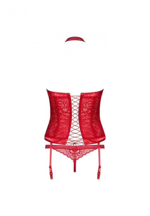 Flameria gorset i stringi  S/M