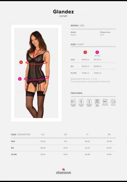 Glandez gorset   XS/S