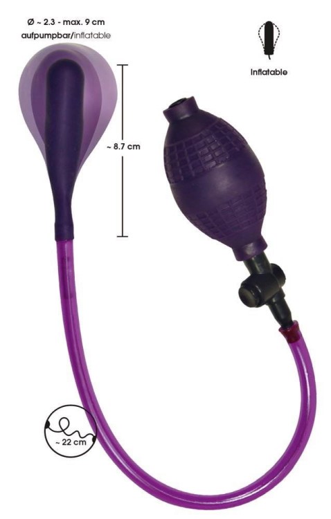 Balon analny z ręczną pompką-2