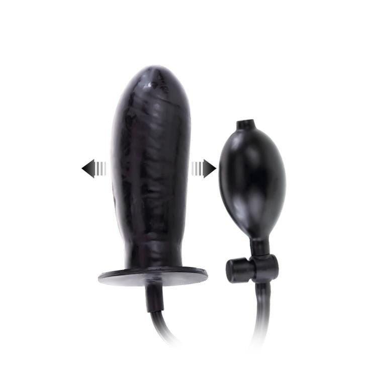 Pompowany wtyk analny penis 16 cm-1