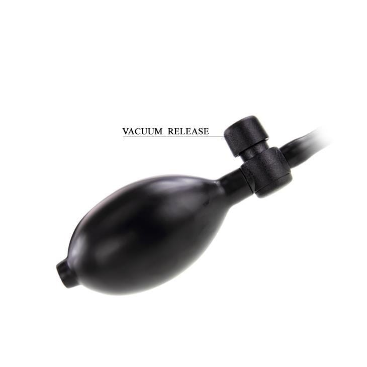 Pompowany wtyk analny penis 16 cm-4