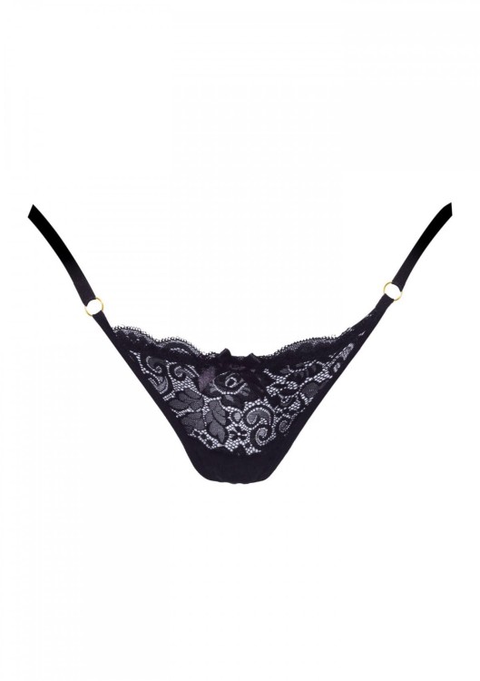 Wibrujące majtki Koronka Czarne-3