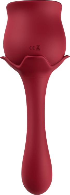 Róża Ssący i wibrujący stymulator dla kobiet-4