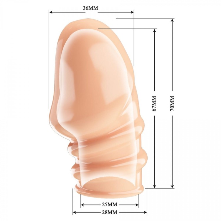 Prettylove nakładka na żołądź penisa-1