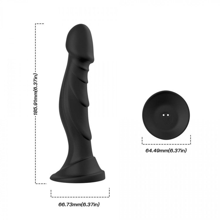 Optimus Black Wibrator analny-5