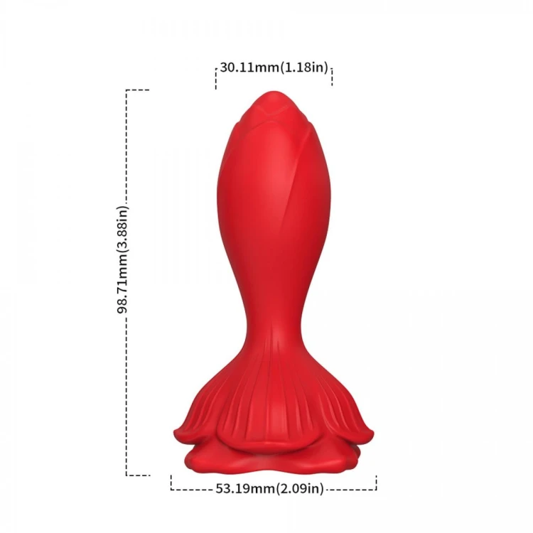 Mały wibrator analny Rosenberg Red-2