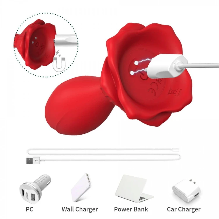 Mały wibrator analny Rosenberg Red-7