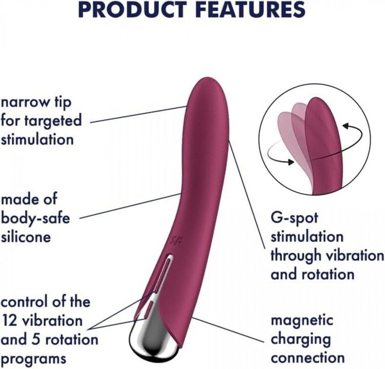 Satisfyer Spinning z rotacją Wibrator dla kobiet-3