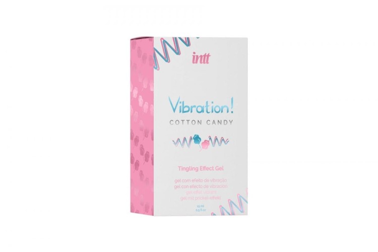 Żel Delikatny smak waty cukrowej Efekt wibracji 15 ml-2