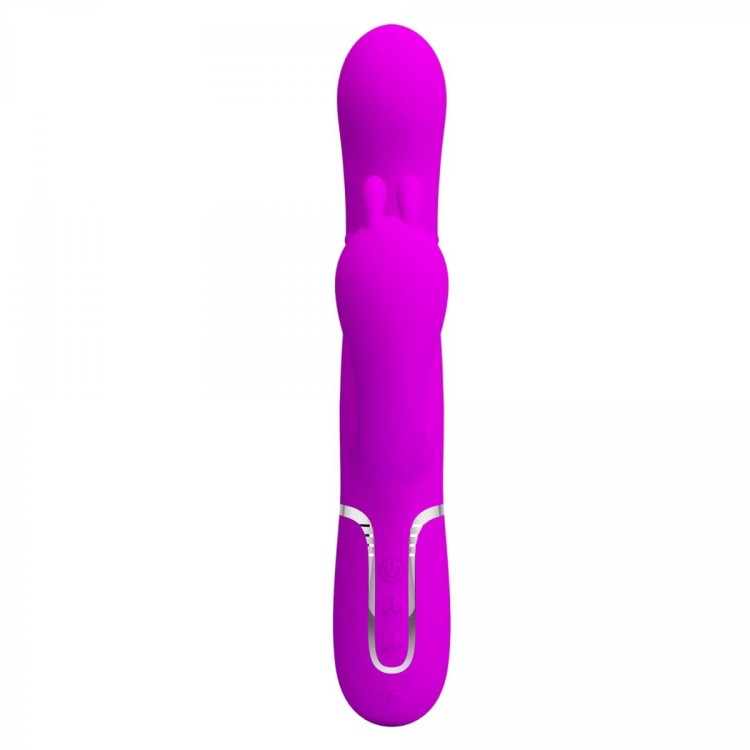 Wibrator potrójny Stymulacja łechtaczki pochwy anusa-9