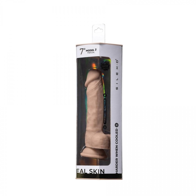 Realistyczne dildo Silexpan 17,8 cm-7