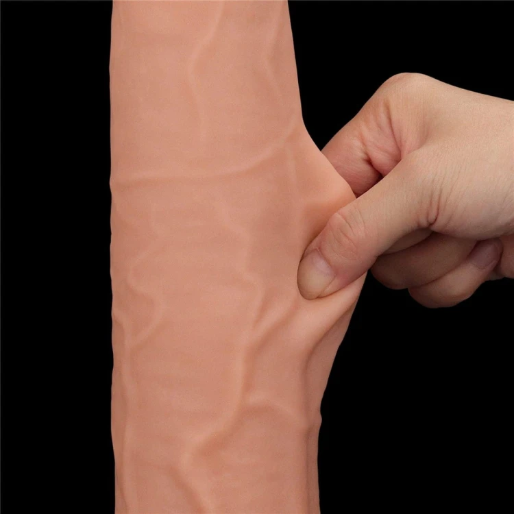Wielki silikonowy realistyczny penis 34 cm-3