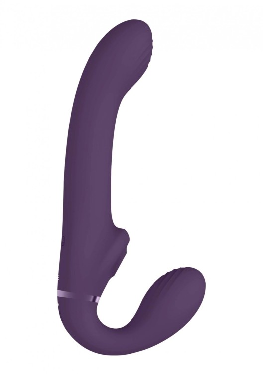 Strap-on bez uprzęży Silikon Trzy silniki-4