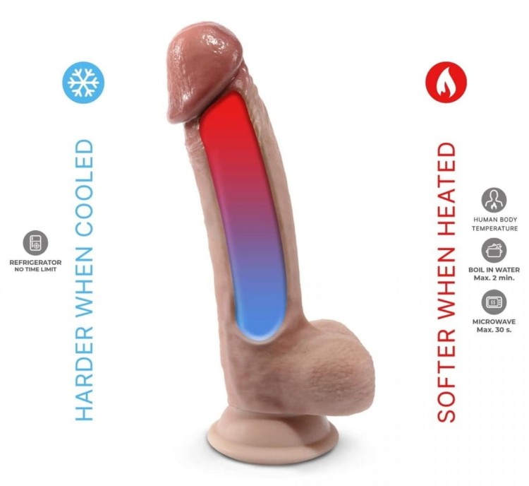 Penis Premium Realistyczna skóra 17,8 cm-4
