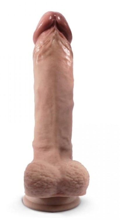 Duży sztuczny penis Jak prawdziwy 22,9 cm-2