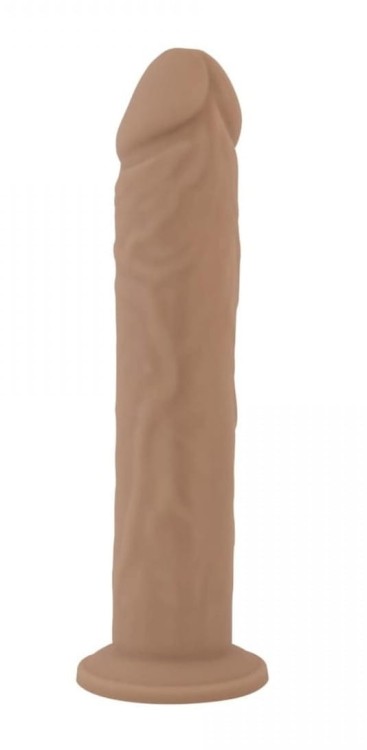 Penis 22,9 cm Miękki na zewnątrz Twardy w środku-1