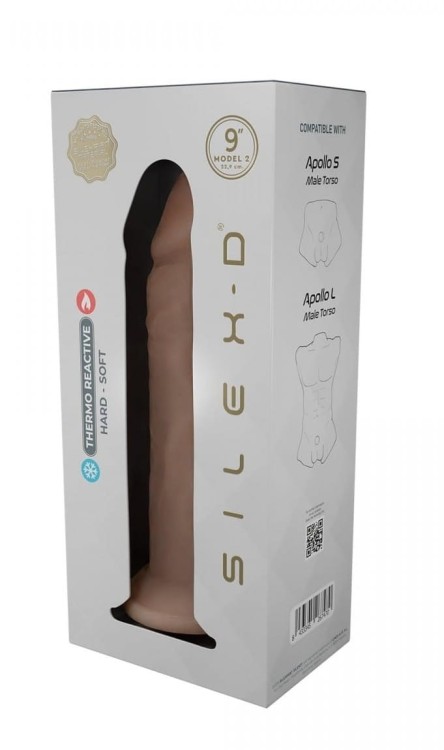 Penis 22,9 cm Miękki na zewnątrz Twardy w środku-6