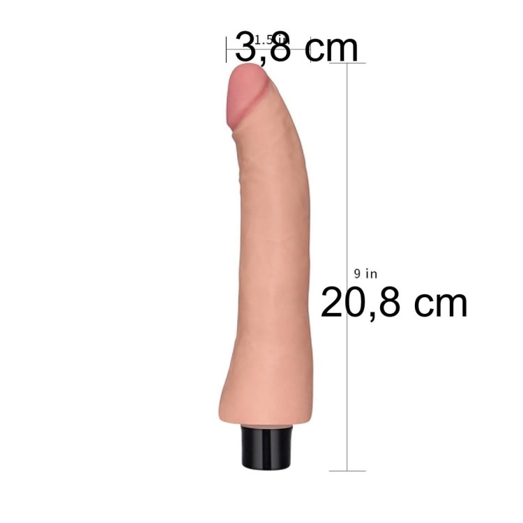 Duży wibrator dla kobiet 100 % realizmu 22,8 cm-6