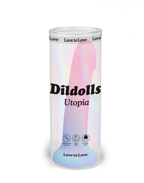 Silikonowe dildo Strap-on 14 cm-1