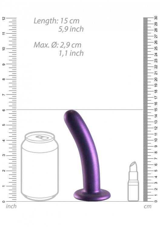 Smooth Silicone G-Spot Dildo - 14,5 cm-2
