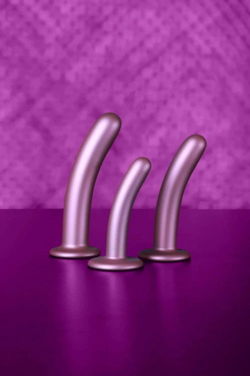 Smooth Silicone Strap-on Dildo  14,5 cm-2