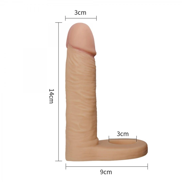 Strap-on na penisa Podwójna penetracja 14,7 cm-5