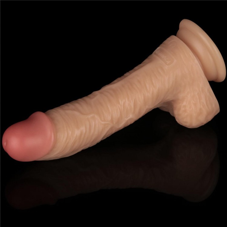 Bezprzewodowy wibrujący penis 20 cm-8