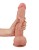 Penis z ruchomą skórą i miękkimi jądrami 24 cm-2