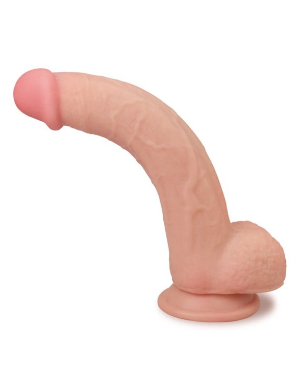Penis z ruchomą skórą i miękkimi jądrami 24 cm-3
