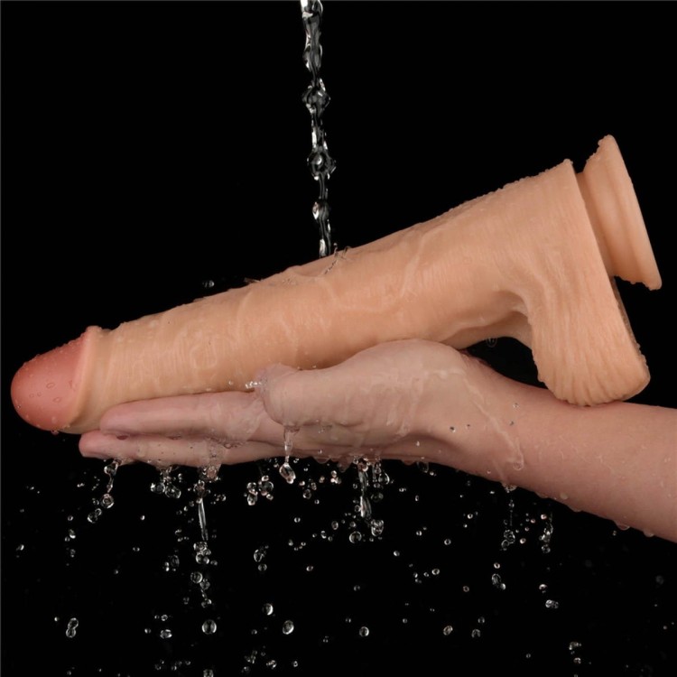 Bezprzewodowy wibrator w kształcie penisa 22,5 cm-3
