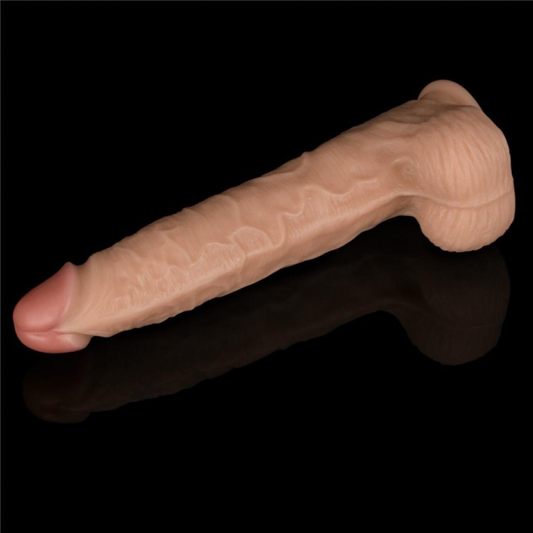 Bezprzewodowy wibrator w kształcie penisa 22,5 cm-7