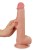 Penis z ruchomą skórą i miękkimi jądrami 24 cm-4